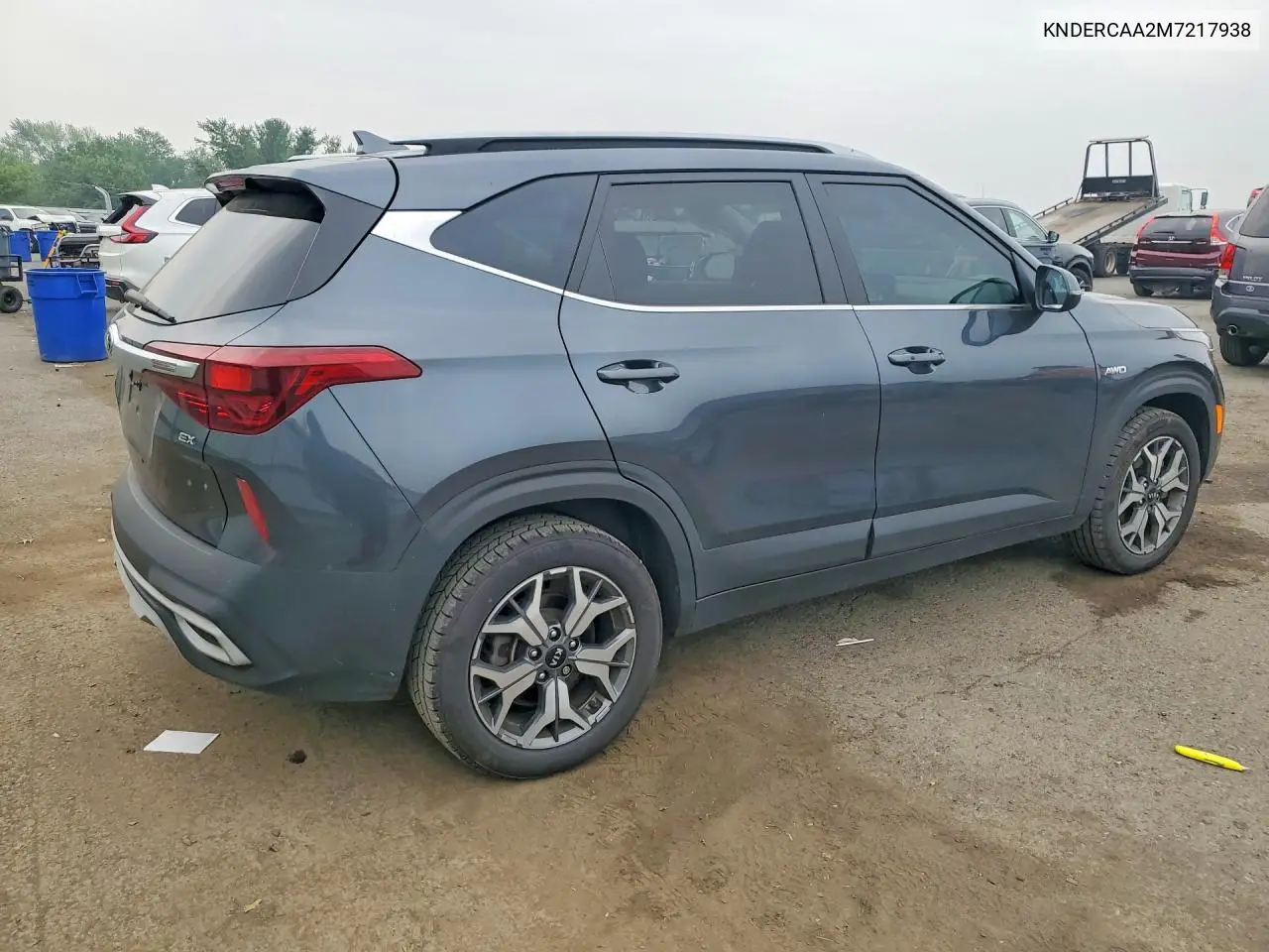 2021 Kia Seltos Ex VIN: KNDERCAA2M7217938 Lot: 60893476