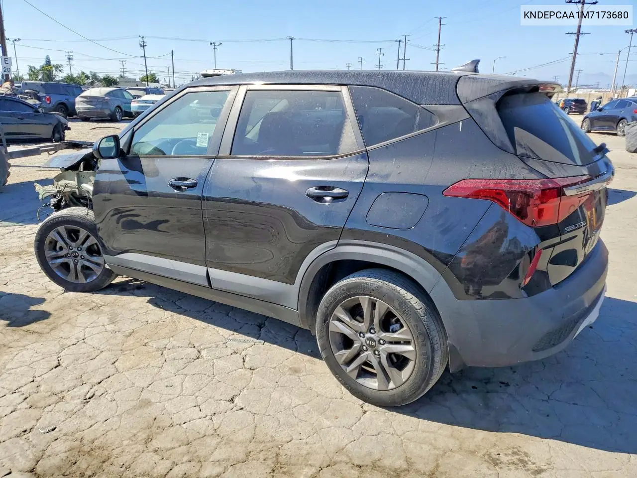 2021 Kia Seltos Lx VIN: KNDEPCAA1M7173680 Lot: 60995996