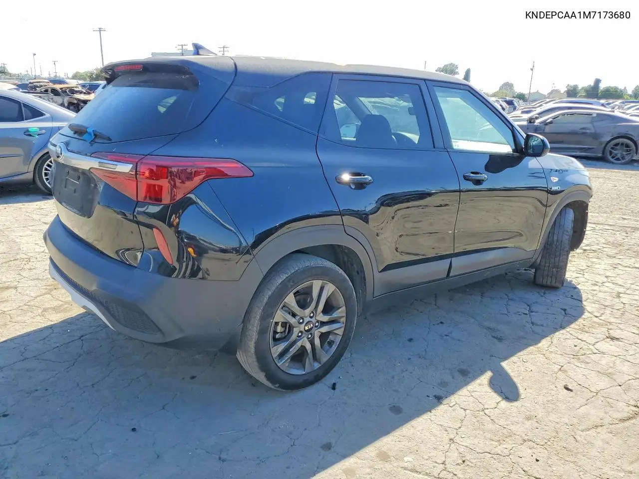 2021 Kia Seltos Lx VIN: KNDEPCAA1M7173680 Lot: 60995996