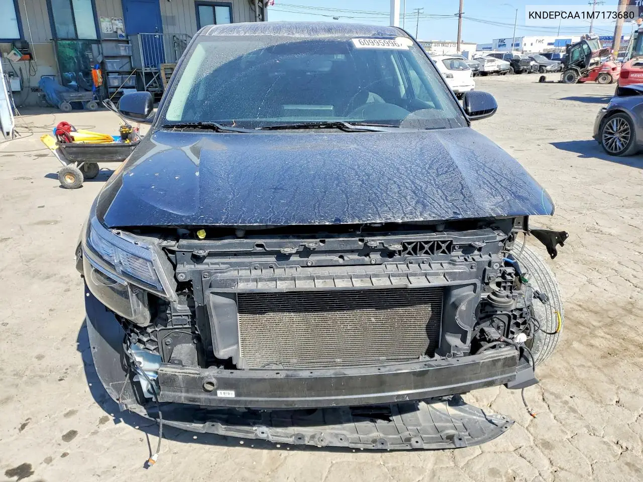 2021 Kia Seltos Lx VIN: KNDEPCAA1M7173680 Lot: 60995996