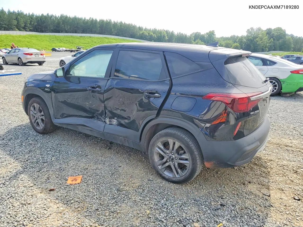 2021 Kia Seltos Lx VIN: KNDEPCAAXM7189280 Lot: 61062006
