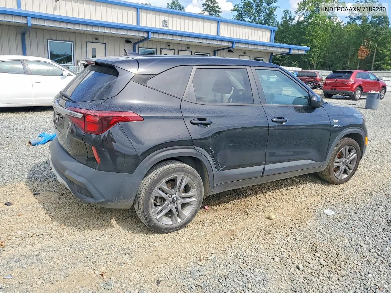 2021 Kia Seltos Lx VIN: KNDEPCAAXM7189280 Lot: 61062006