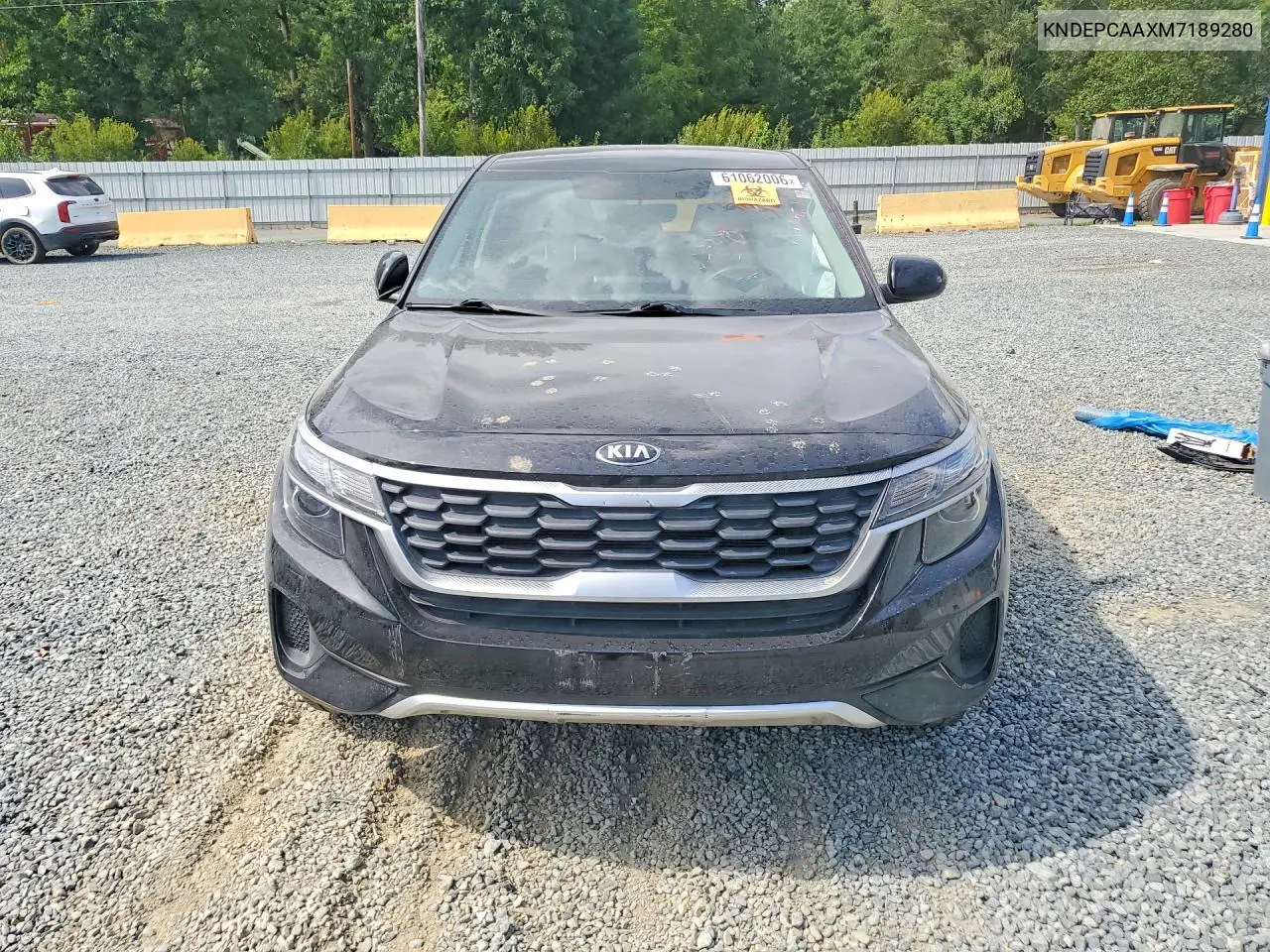 2021 Kia Seltos Lx VIN: KNDEPCAAXM7189280 Lot: 61062006