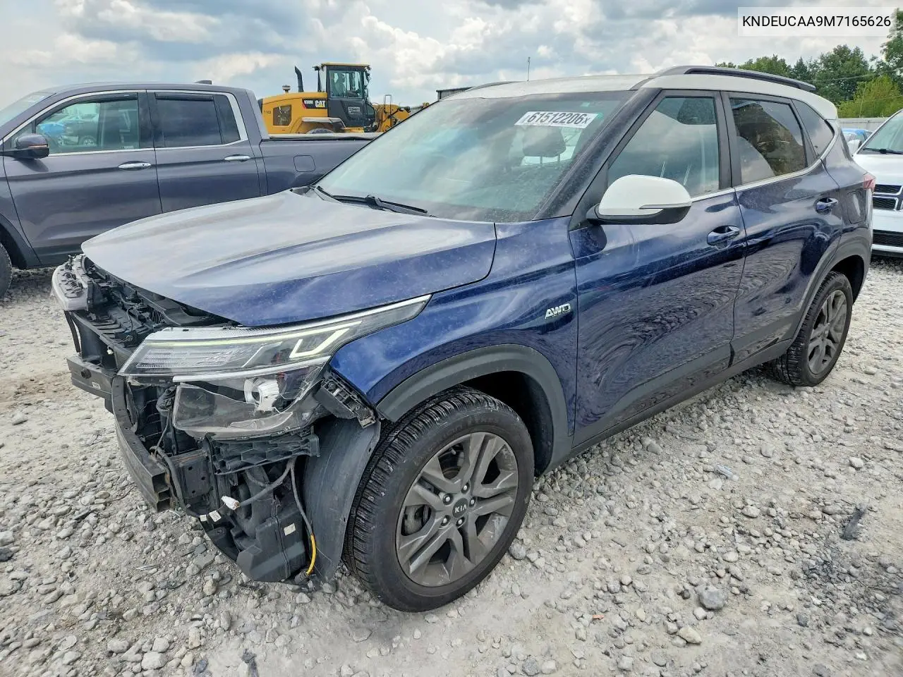2021 Kia Seltos S VIN: KNDEUCAA9M7165626 Lot: 61512206