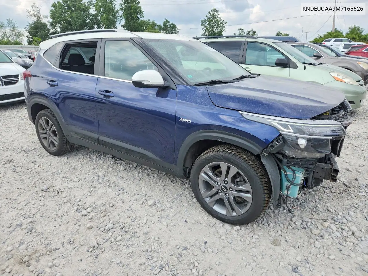 2021 Kia Seltos S VIN: KNDEUCAA9M7165626 Lot: 61512206