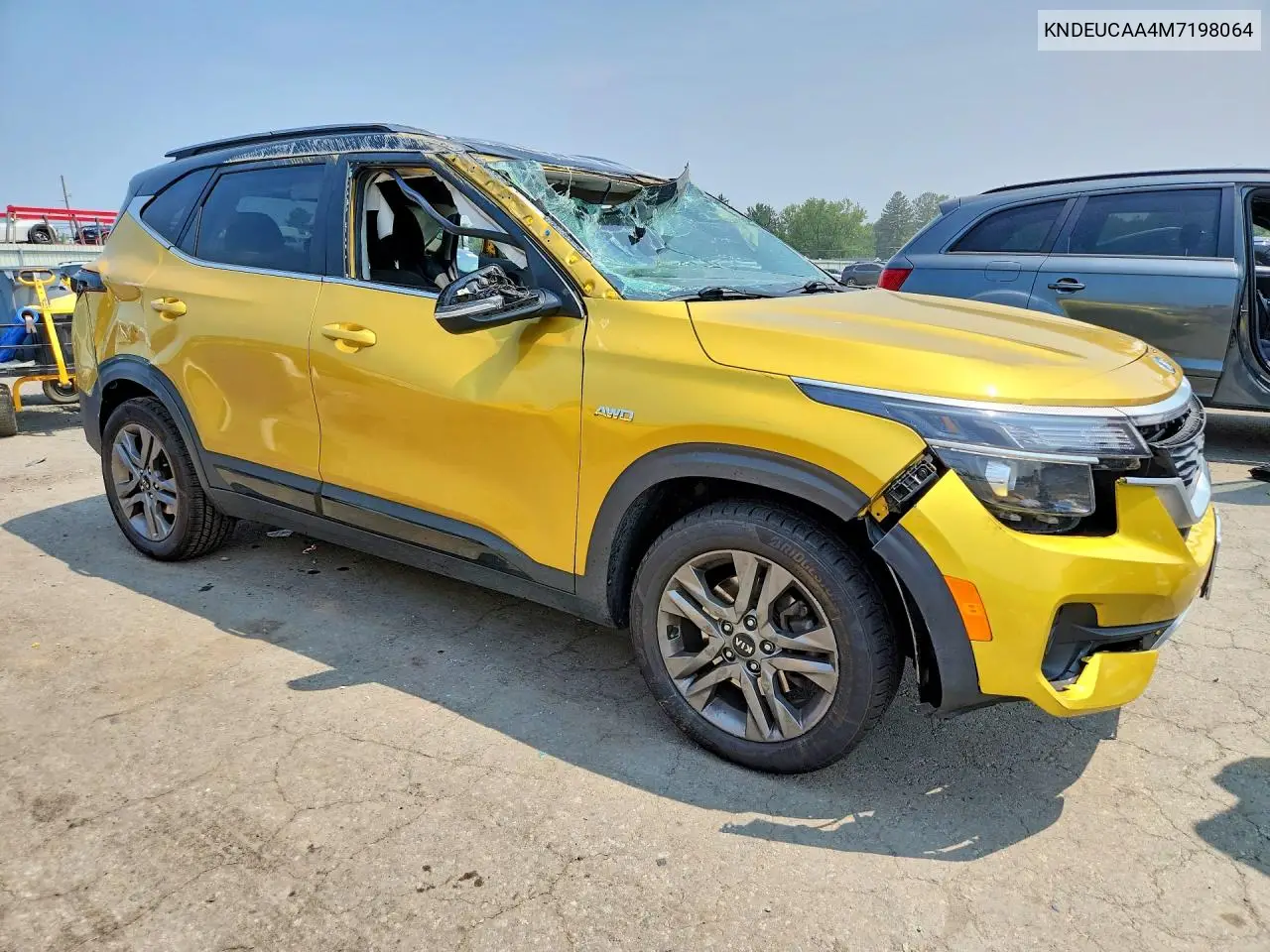 2021 Kia Seltos S VIN: KNDEUCAA4M7198064 Lot: 61756296