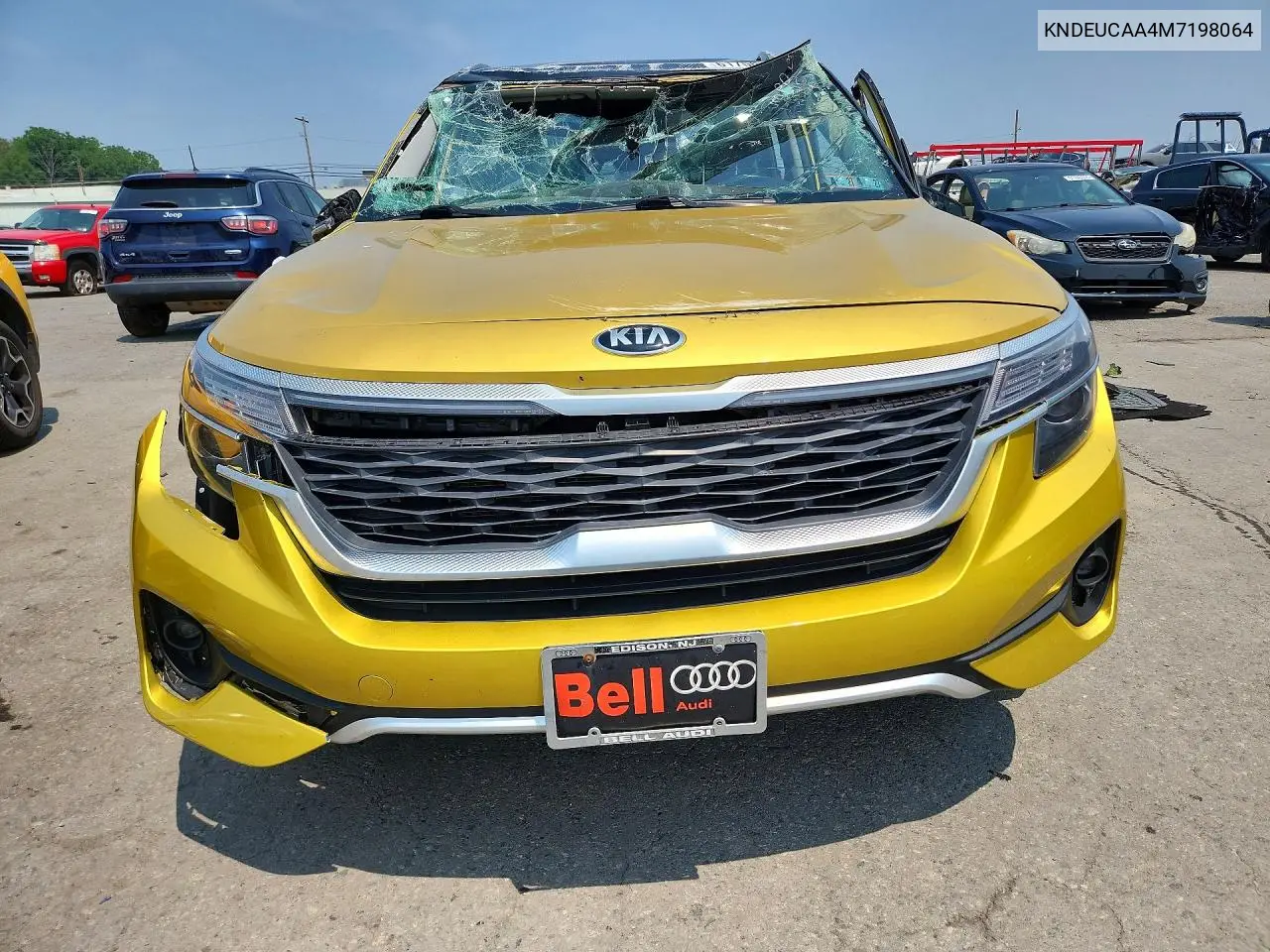 2021 Kia Seltos S VIN: KNDEUCAA4M7198064 Lot: 61756296