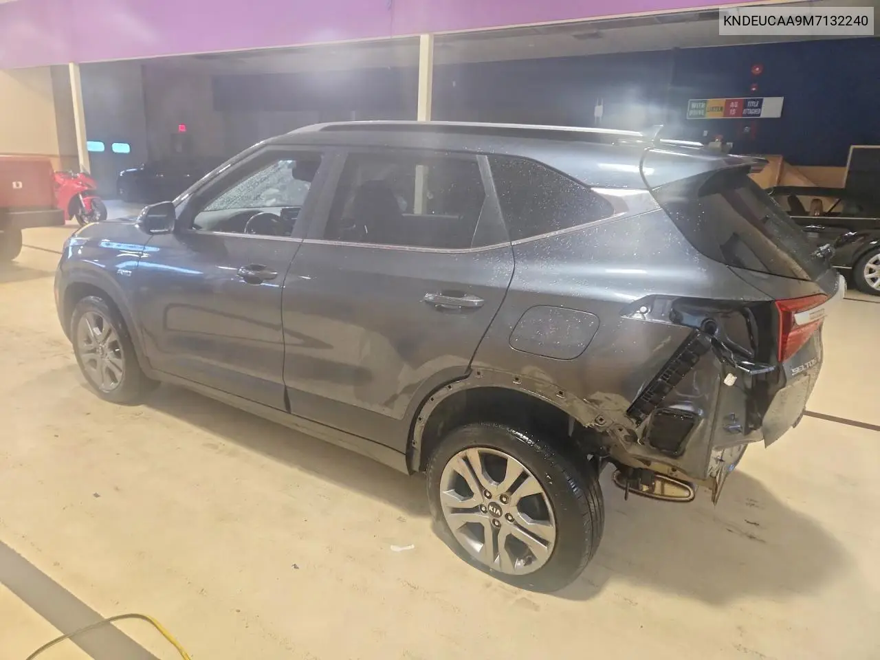 2021 Kia Seltos S VIN: KNDEUCAA9M7132240 Lot: 61784286