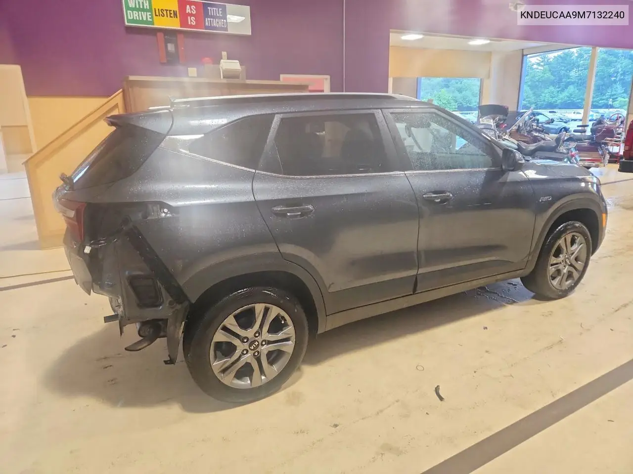 2021 Kia Seltos S VIN: KNDEUCAA9M7132240 Lot: 61784286