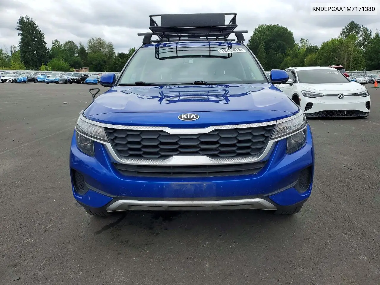 2021 Kia Seltos Lx VIN: KNDEPCAA1M7171380 Lot: 76296675