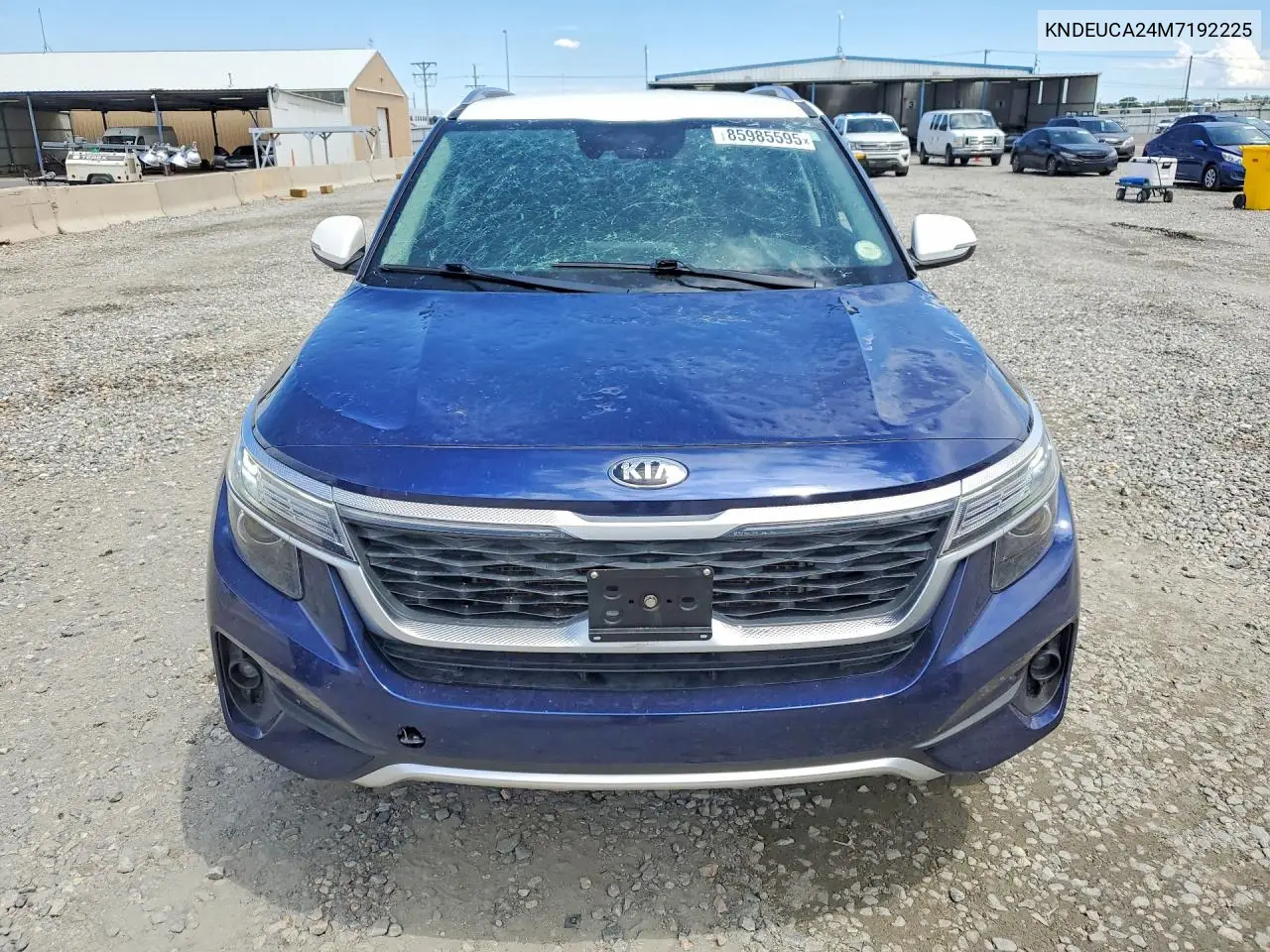 2021 Kia Seltos S VIN: KNDEUCA24M7192225 Lot: 85985595