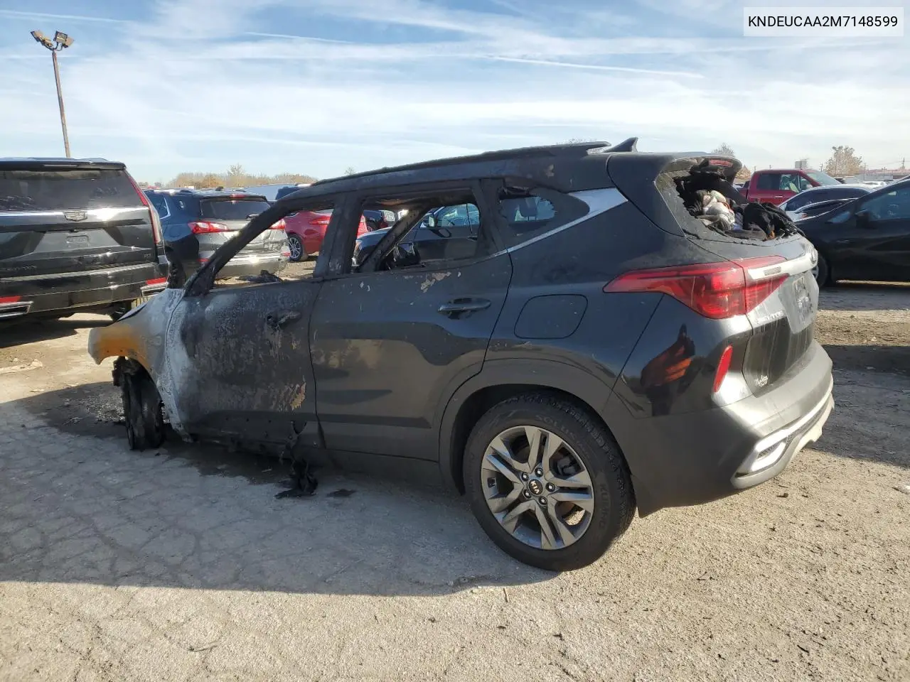 2021 Kia Seltos S VIN: KNDEUCAA2M7148599 Lot: 92511965