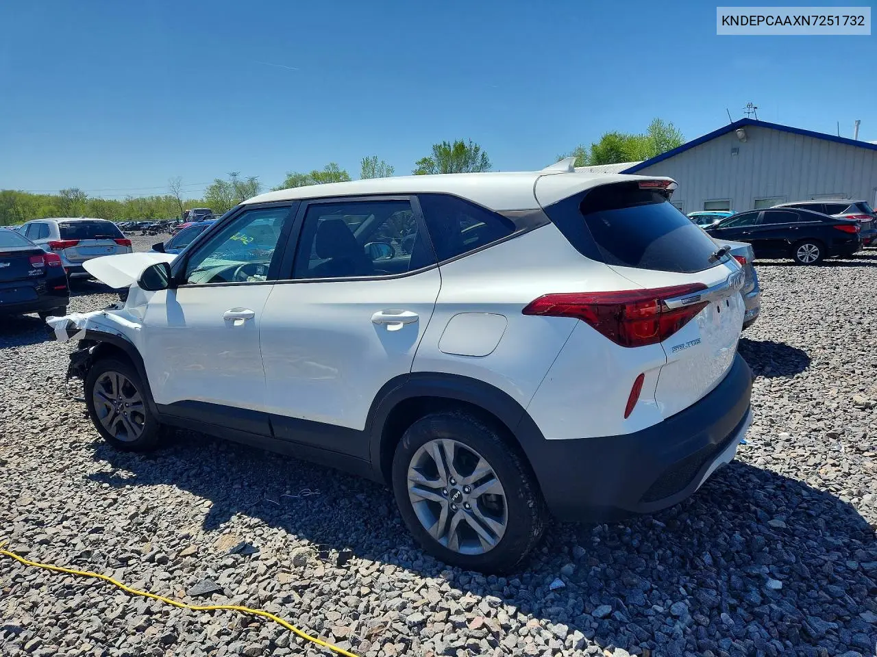 2022 Kia Seltos Lx VIN: KNDEPCAAXN7251732 Lot: 50669516
