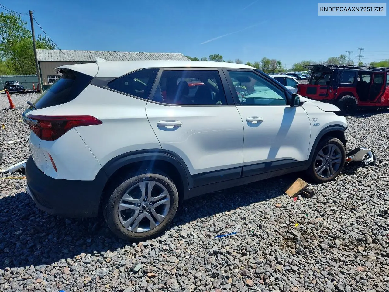 2022 Kia Seltos Lx VIN: KNDEPCAAXN7251732 Lot: 50669516