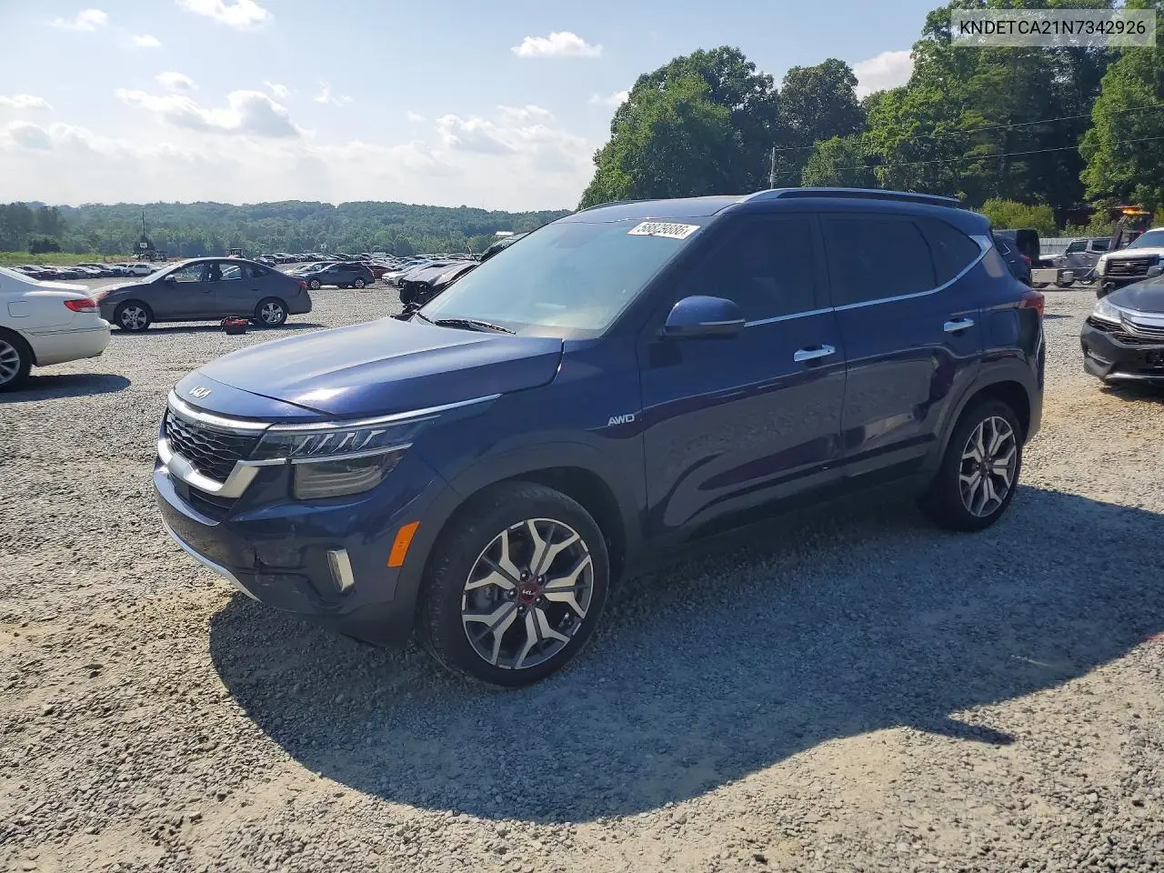 2022 Kia Seltos Sx VIN: KNDETCA21N7342926 Lot: 58829886