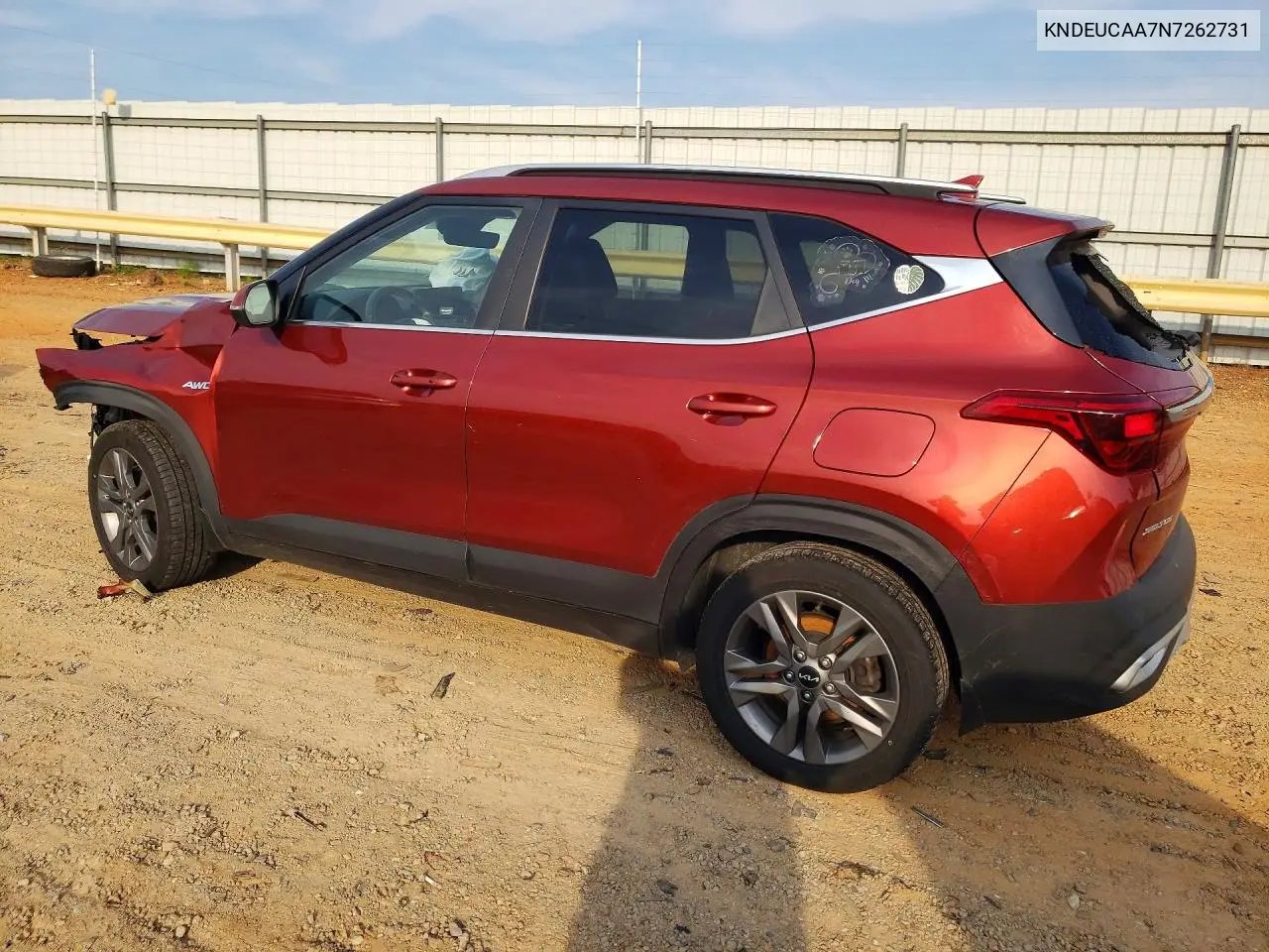 2022 Kia Seltos S VIN: KNDEUCAA7N7262731 Lot: 58957036