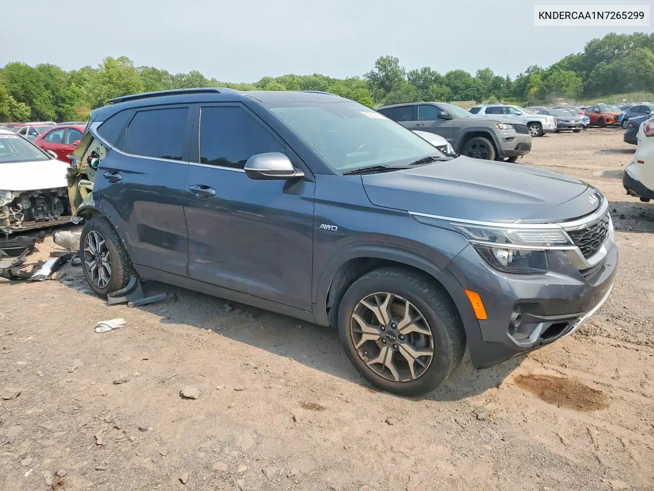 2022 Kia Seltos Ex VIN: KNDERCAA1N7265299 Lot: 60032776