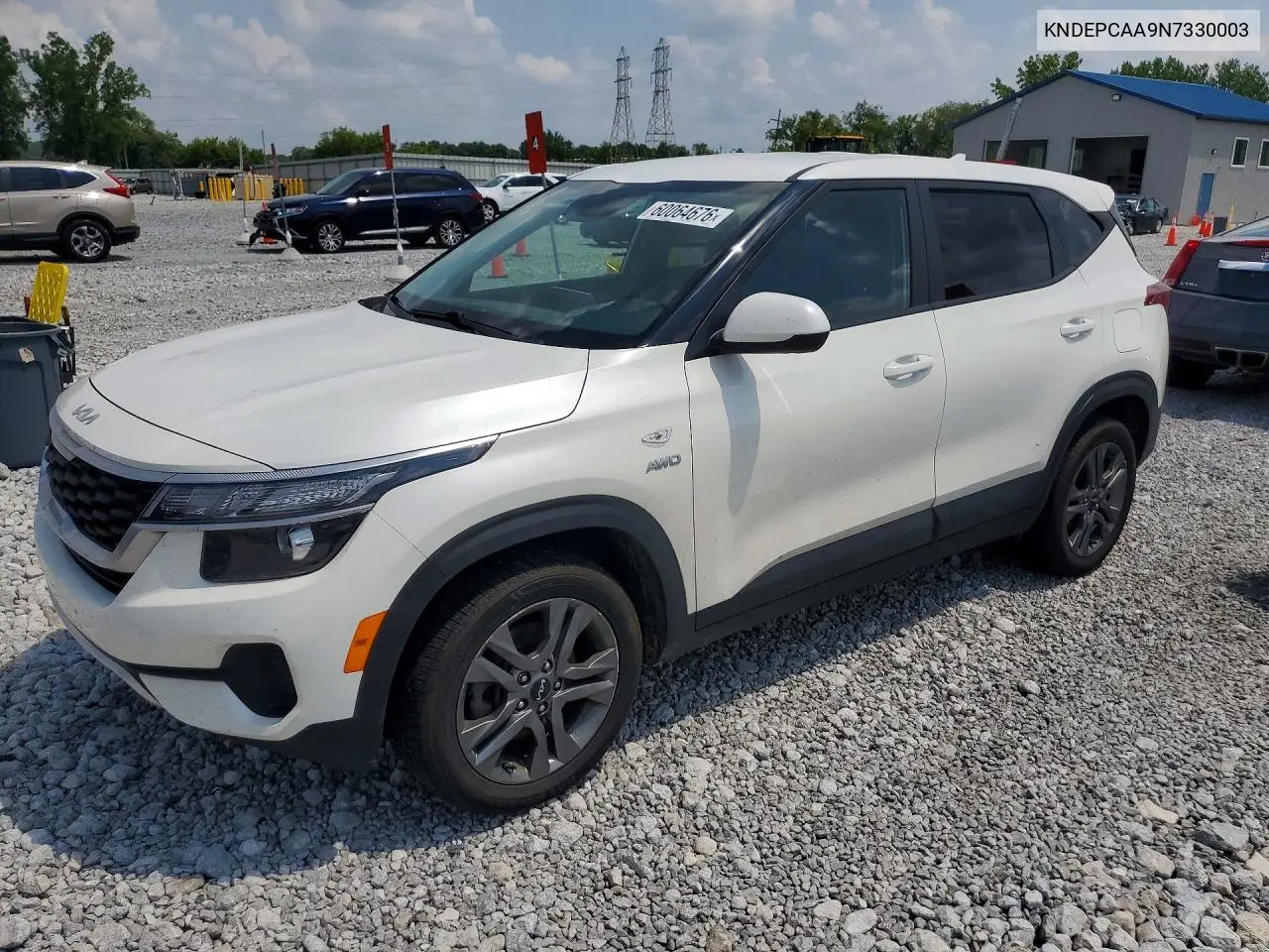 2022 Kia Seltos Lx VIN: KNDEPCAA9N7330003 Lot: 60064676
