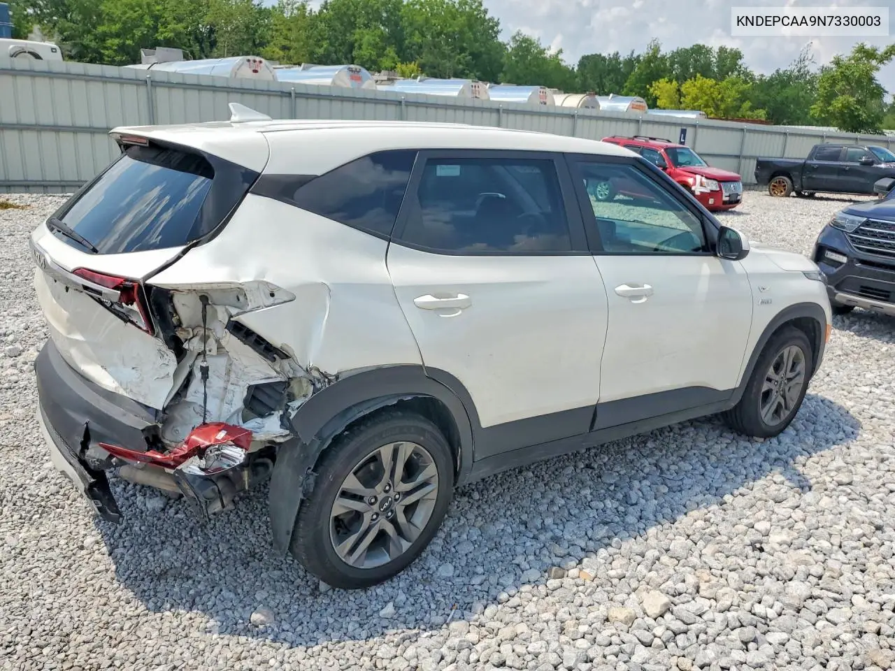 2022 Kia Seltos Lx VIN: KNDEPCAA9N7330003 Lot: 60064676