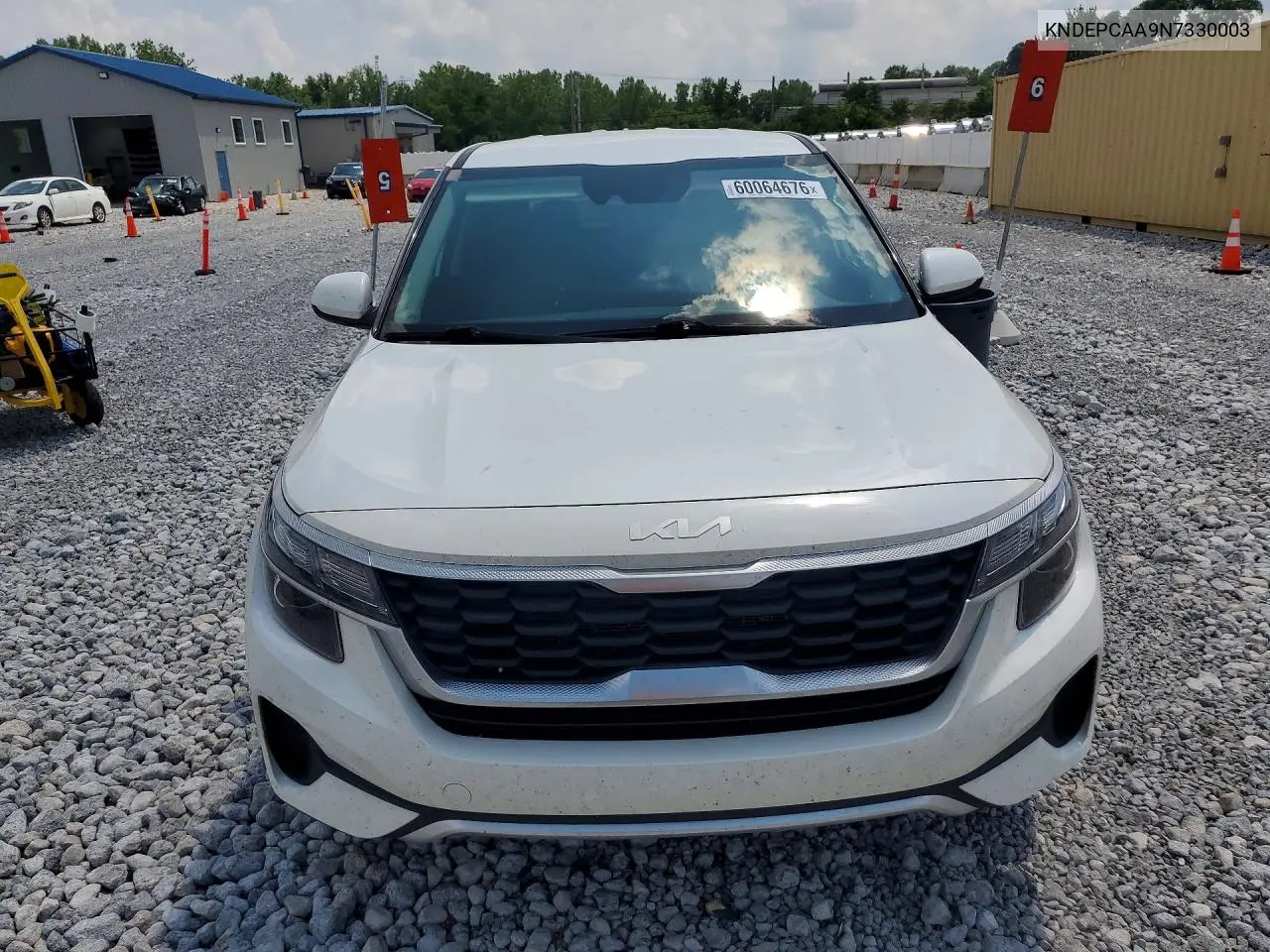 2022 Kia Seltos Lx VIN: KNDEPCAA9N7330003 Lot: 60064676