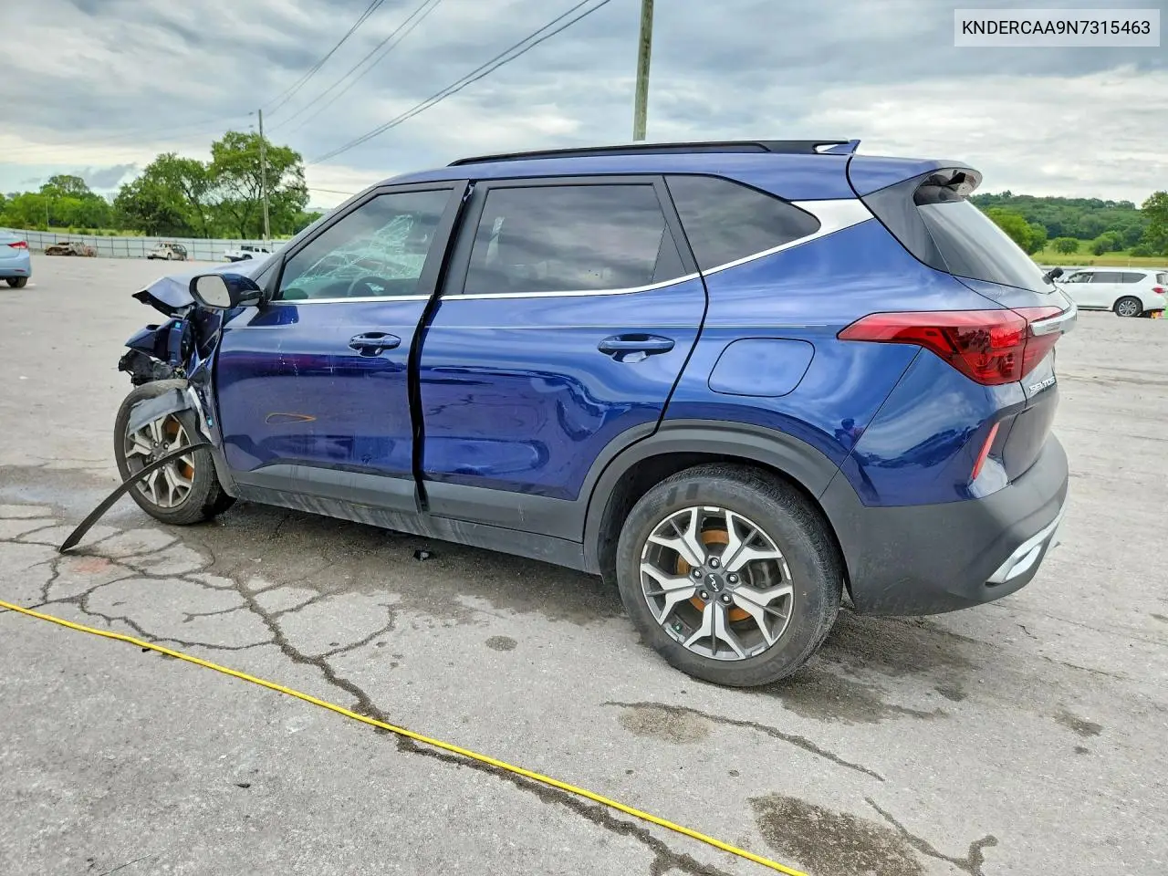 2022 Kia Seltos Ex VIN: KNDERCAA9N7315463 Lot: 60383446