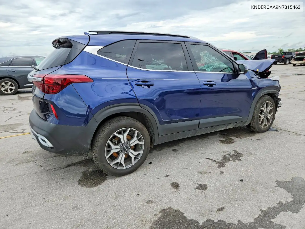 2022 Kia Seltos Ex VIN: KNDERCAA9N7315463 Lot: 60383446