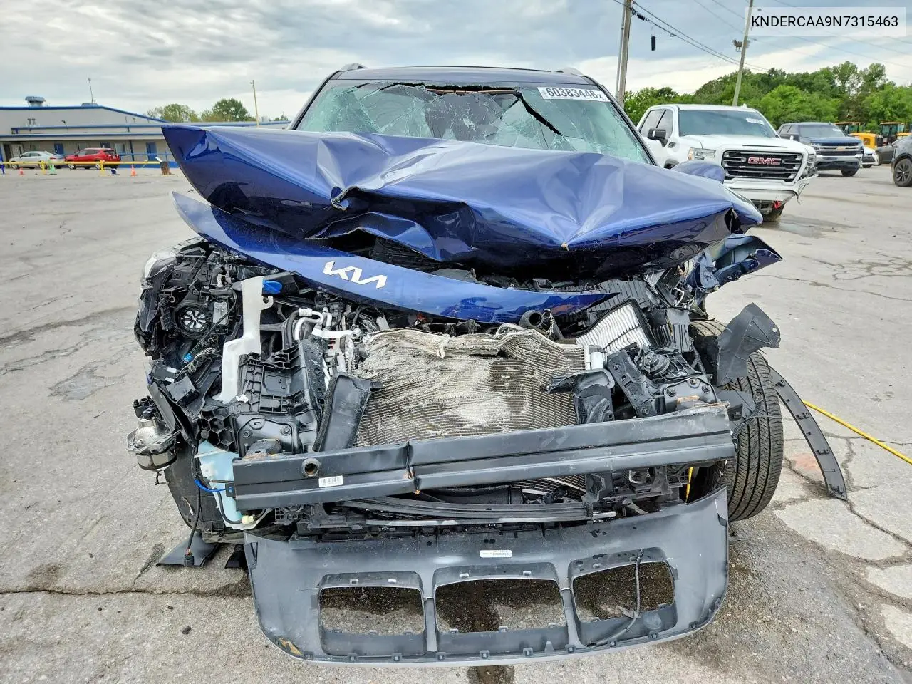 2022 Kia Seltos Ex VIN: KNDERCAA9N7315463 Lot: 60383446