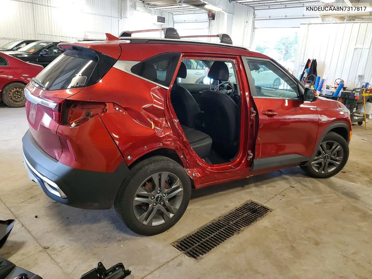 2022 Kia Seltos S VIN: KNDEUCAA8N7317817 Lot: 60428086