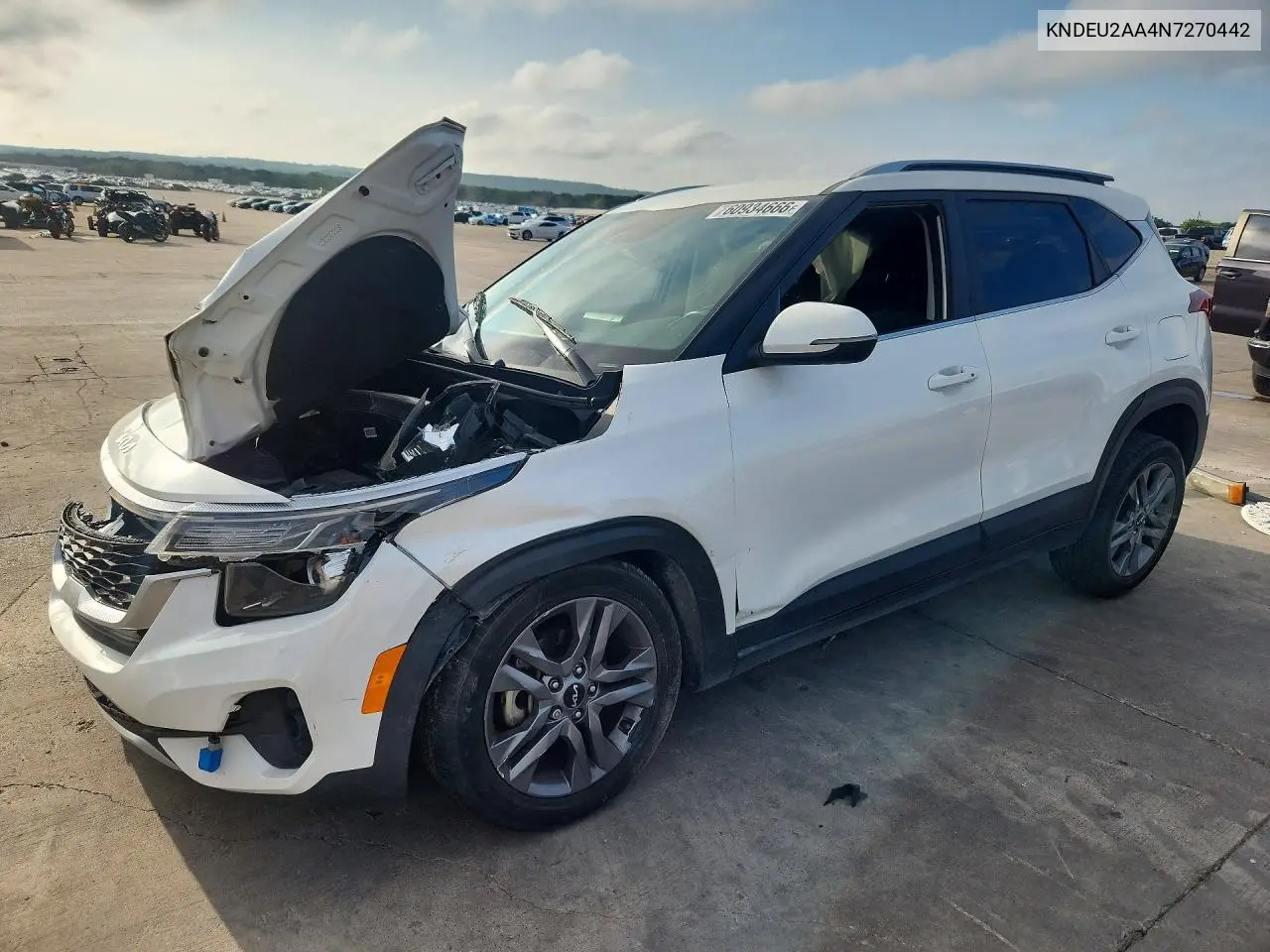 2022 Kia Seltos S VIN: KNDEU2AA4N7270442 Lot: 60934666