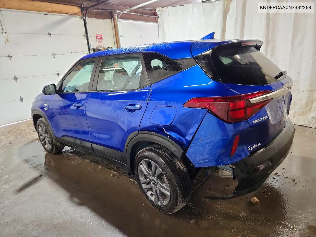 2022 Kia Seltos Lx VIN: KNDEPCAA0N7332268 Lot: 60965456