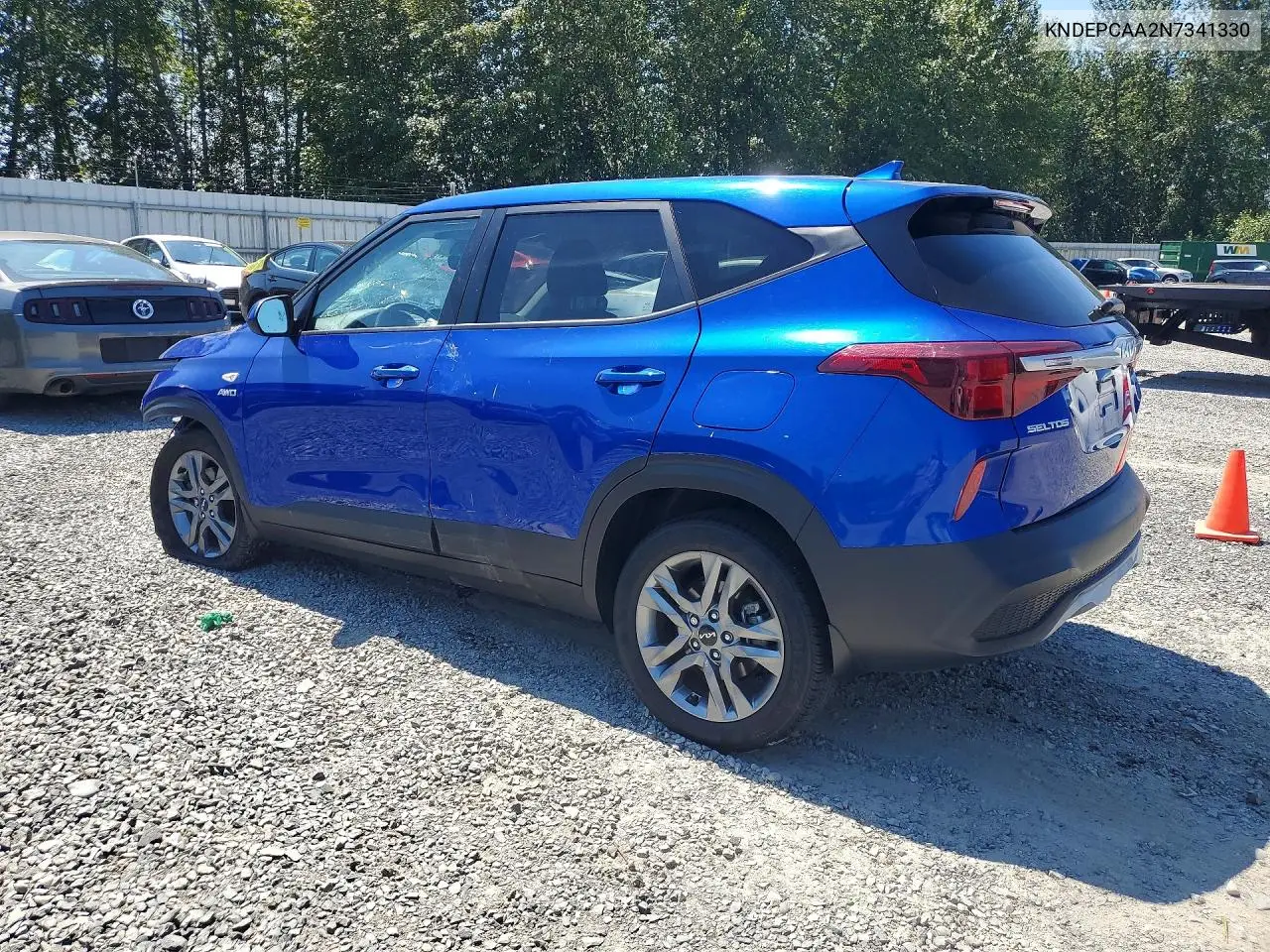 2022 Kia Seltos Lx VIN: KNDEPCAA2N7341330 Lot: 61173326