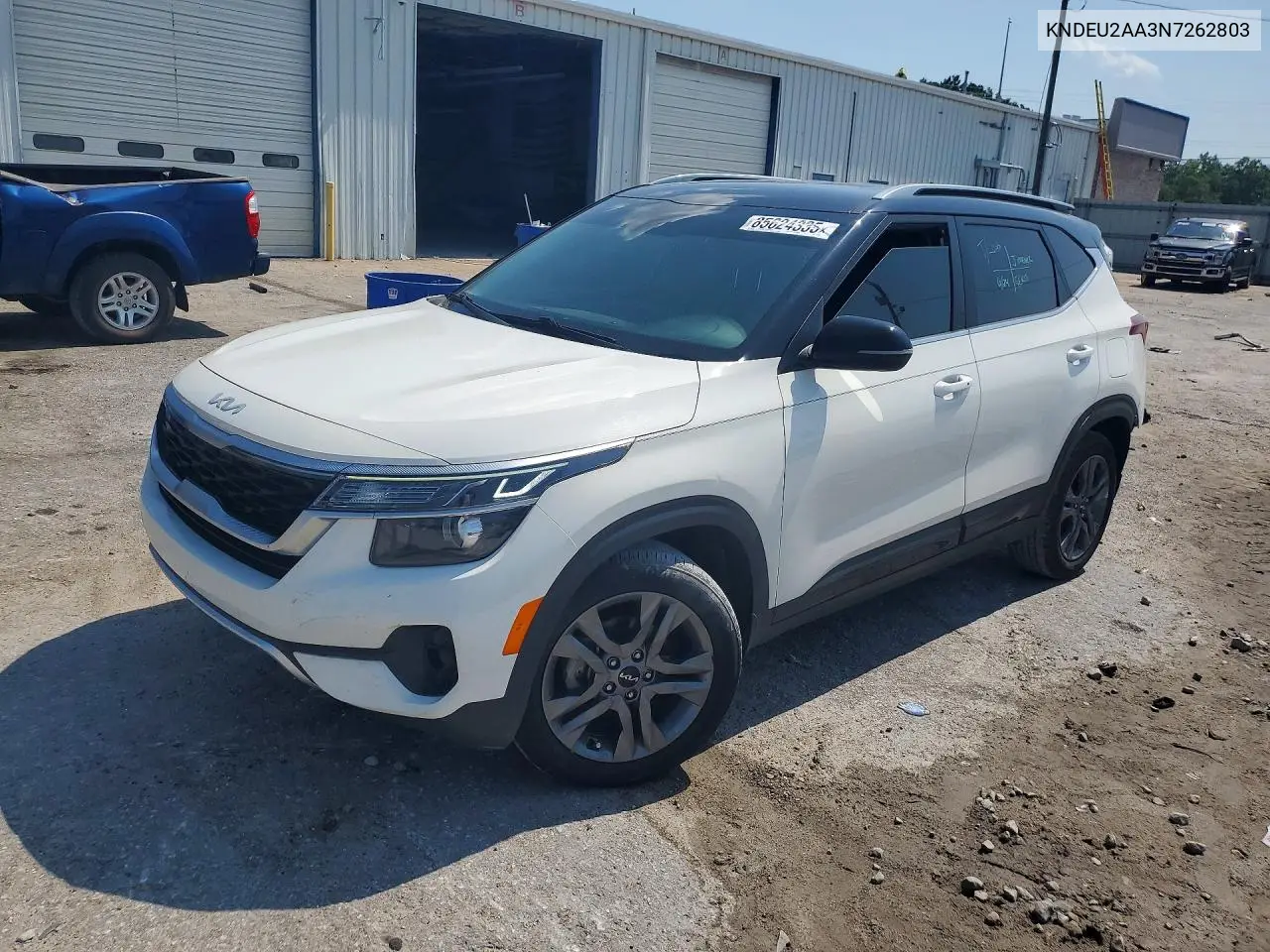 2022 Kia Seltos S VIN: KNDEU2AA3N7262803 Lot: 85624335