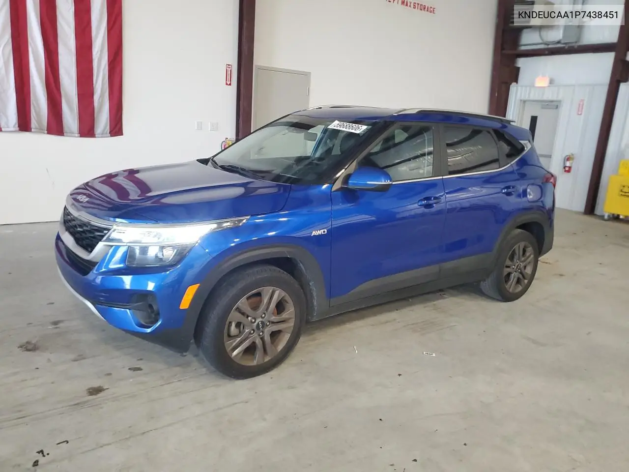 2023 Kia Seltos S VIN: KNDEUCAA1P7438451 Lot: 59688606