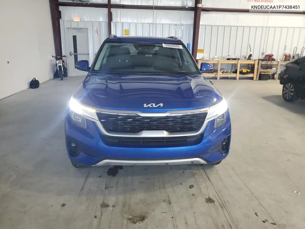 2023 Kia Seltos S VIN: KNDEUCAA1P7438451 Lot: 59688606