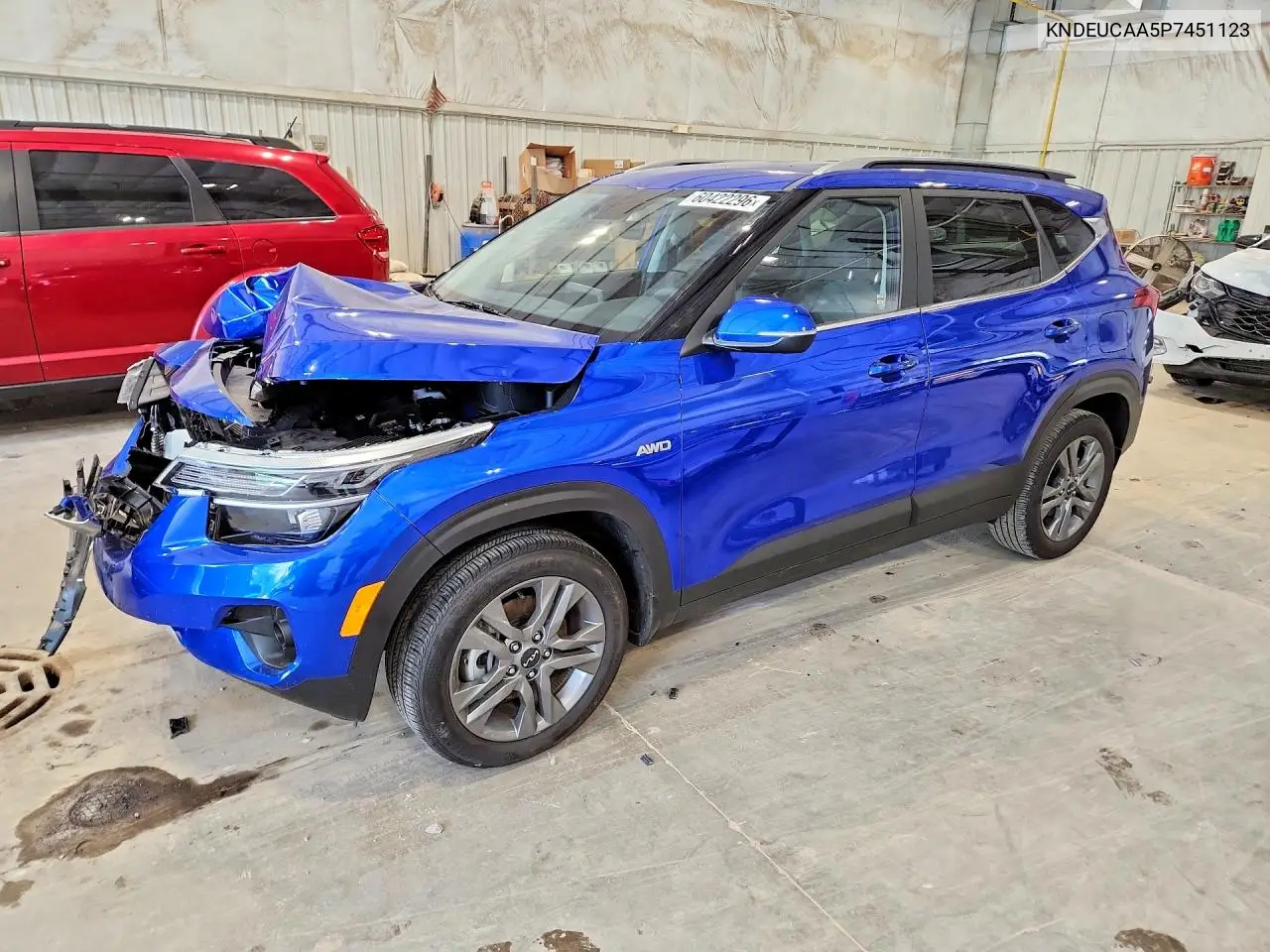 2023 Kia Seltos S VIN: KNDEUCAA5P7451123 Lot: 60422296