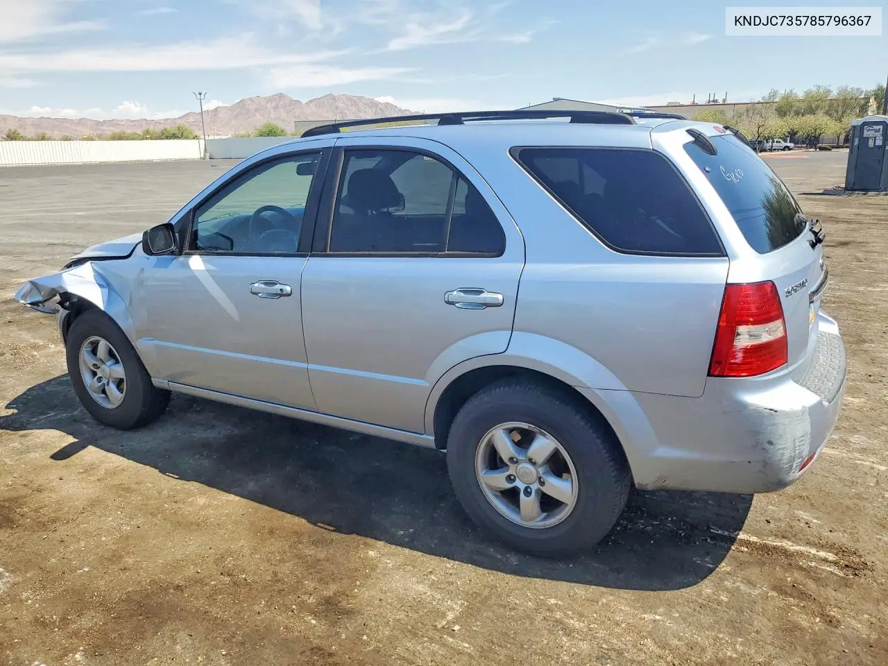 2008 Kia Sorento Lx VIN: KNDJC735785796367 Lot: 62162456