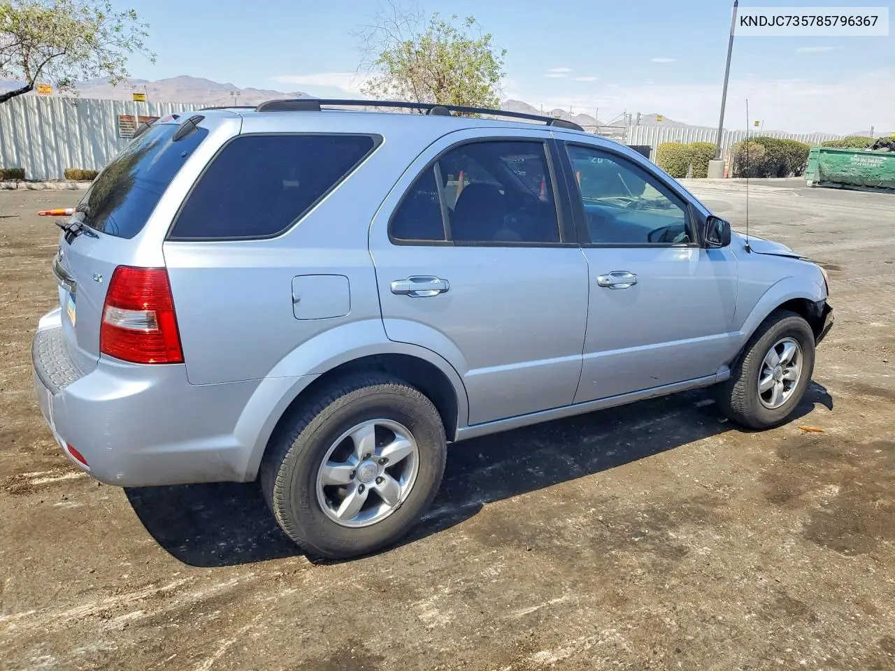 2008 Kia Sorento Lx VIN: KNDJC735785796367 Lot: 62162456