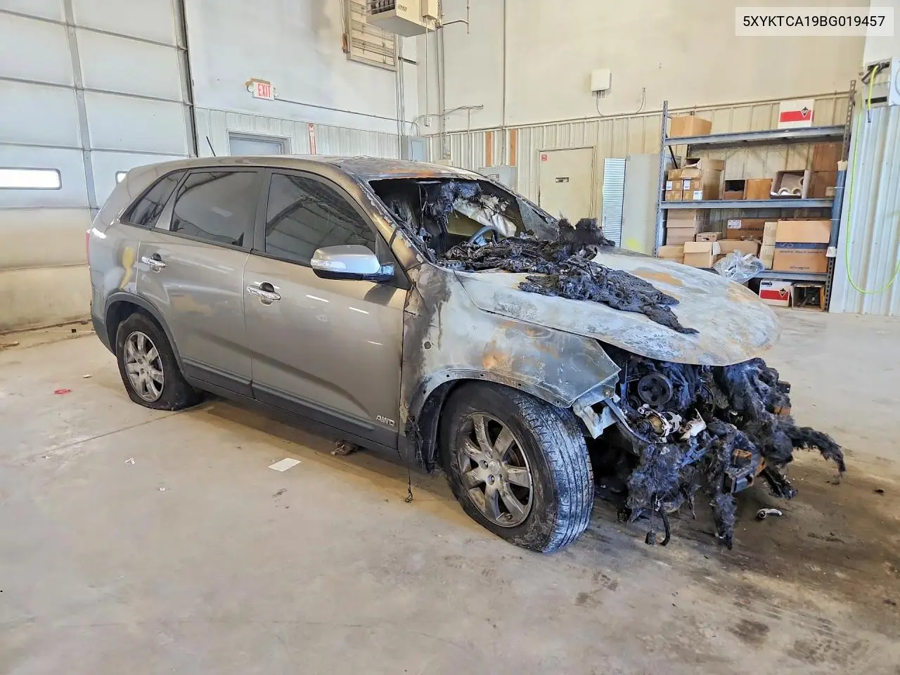2011 Kia Sorento Lx VIN: 5XYKTCA19BG019457 Lot: 53256676
