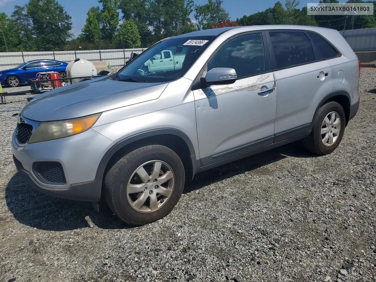 2011 Kia Sorento Lx VIN: 5XYKT3A1XBG161803 Lot: 59124366