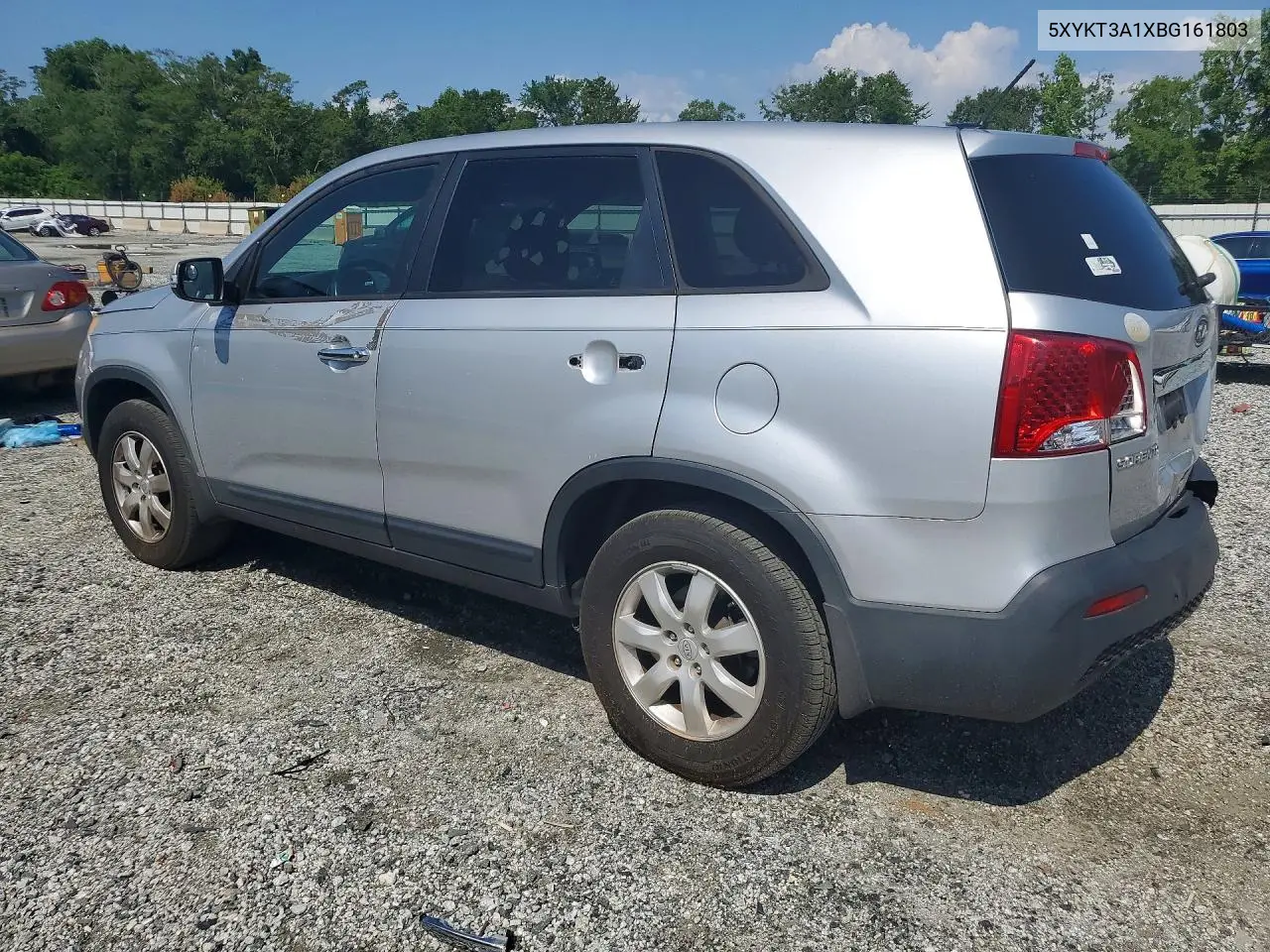 2011 Kia Sorento Lx VIN: 5XYKT3A1XBG161803 Lot: 59124366