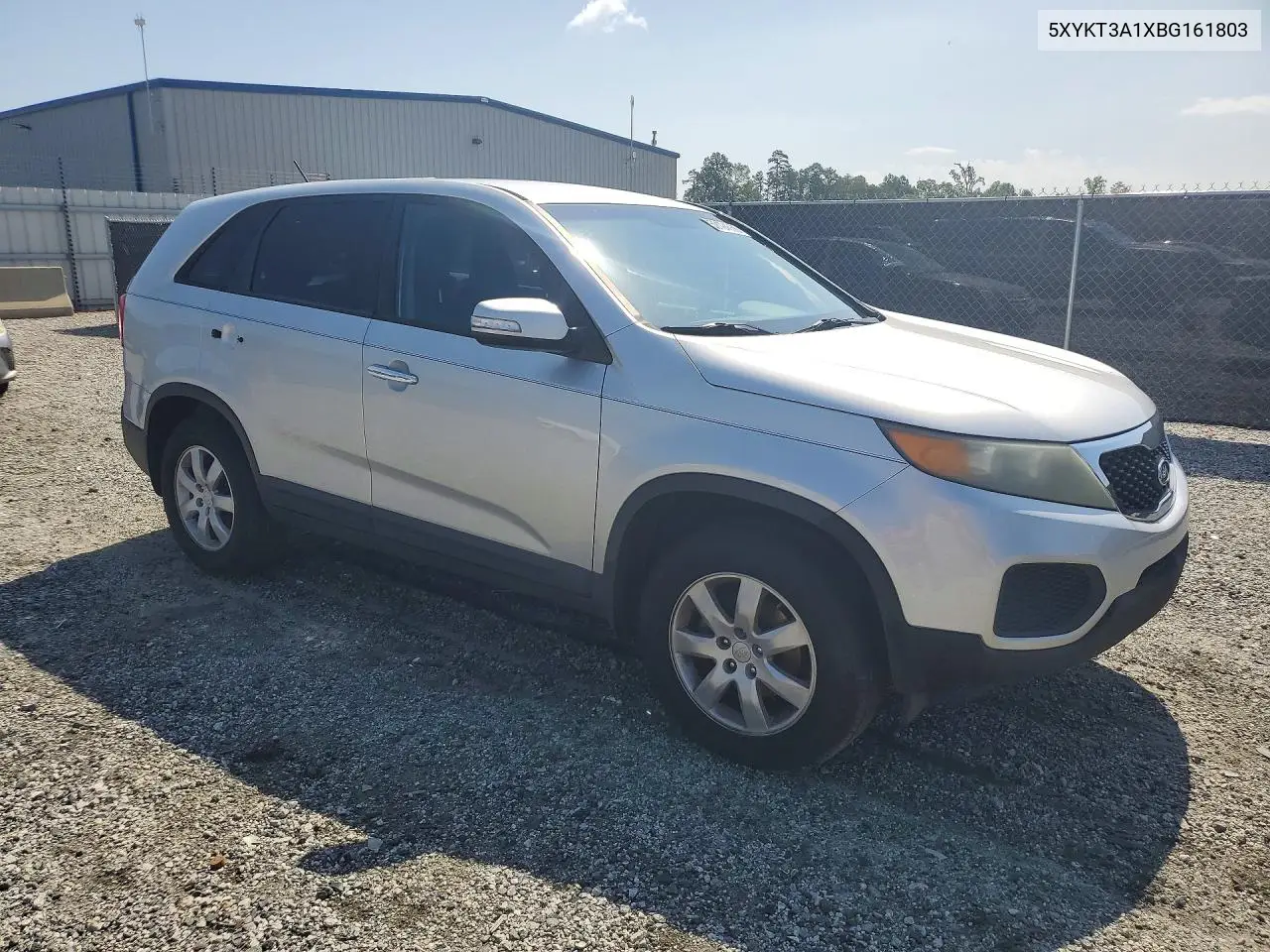2011 Kia Sorento Lx VIN: 5XYKT3A1XBG161803 Lot: 59124366