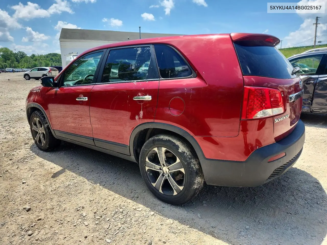 2011 Kia Sorento Ex VIN: 5XYKU4A14BG025167 Lot: 60404326