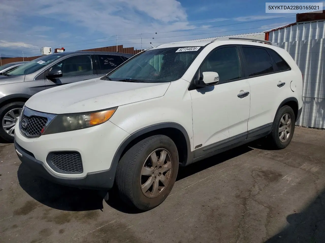 2011 Kia Sorento Lx VIN: 5XYKTDA22BG165021 Lot: 62154026