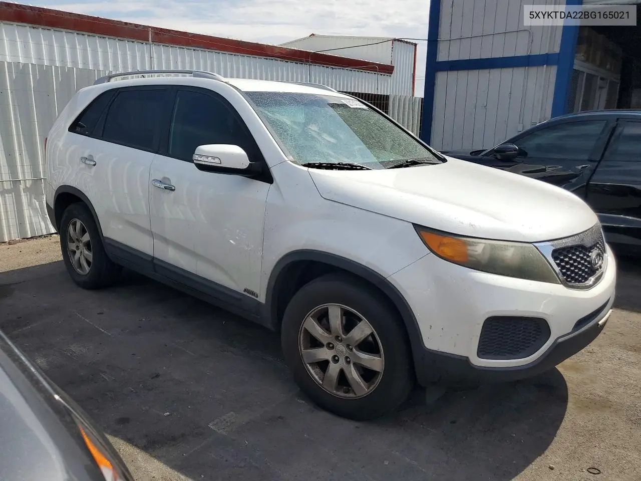 2011 Kia Sorento Lx VIN: 5XYKTDA22BG165021 Lot: 62154026