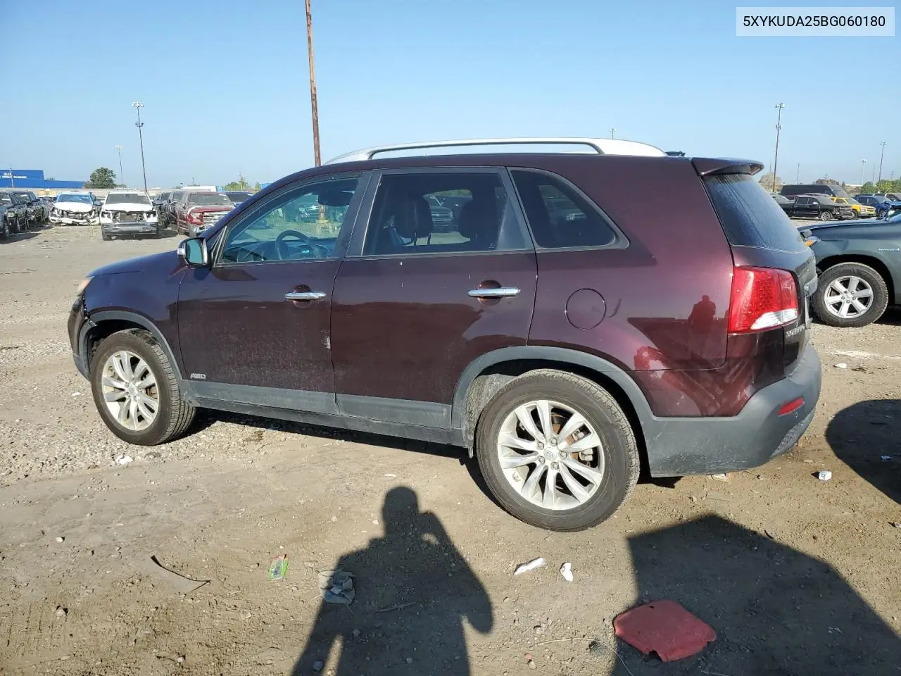 5XYKUDA25BG060180 2011 Kia Sorento Ex