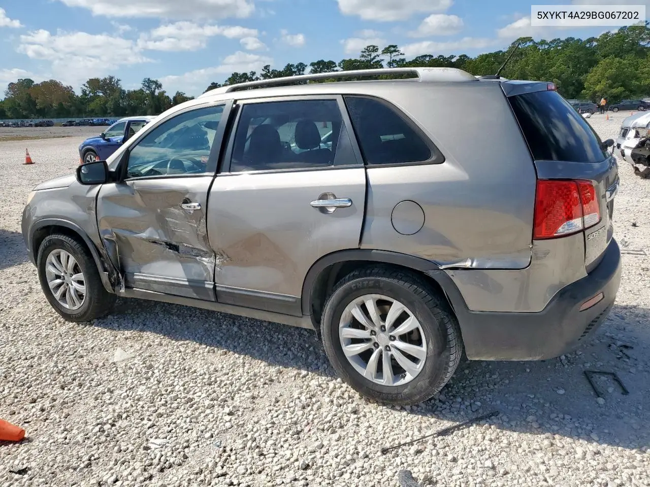 5XYKT4A29BG067202 2011 Kia Sorento Lx