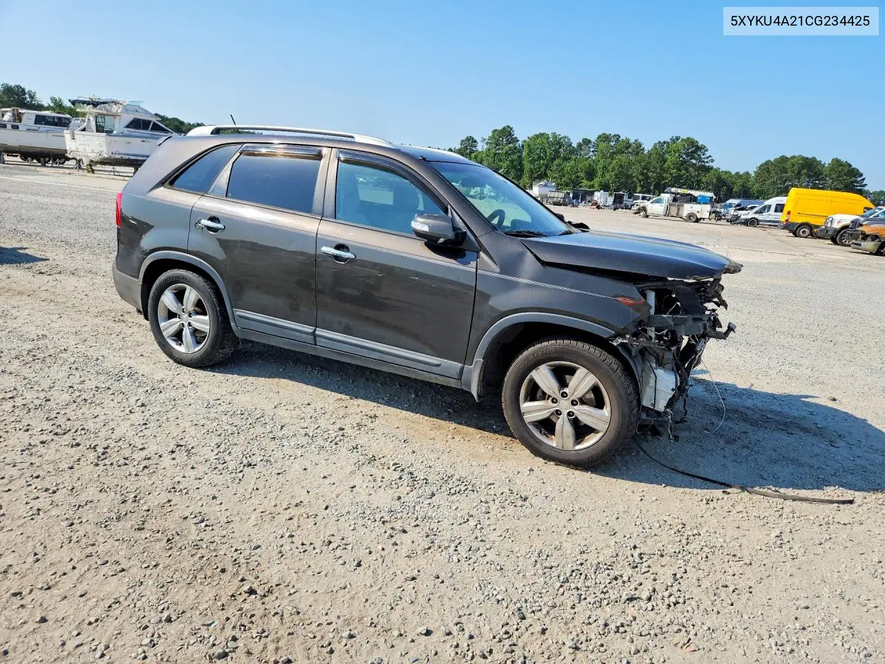 2012 Kia Sorento Ex VIN: 5XYKU4A21CG234425 Lot: 57024896