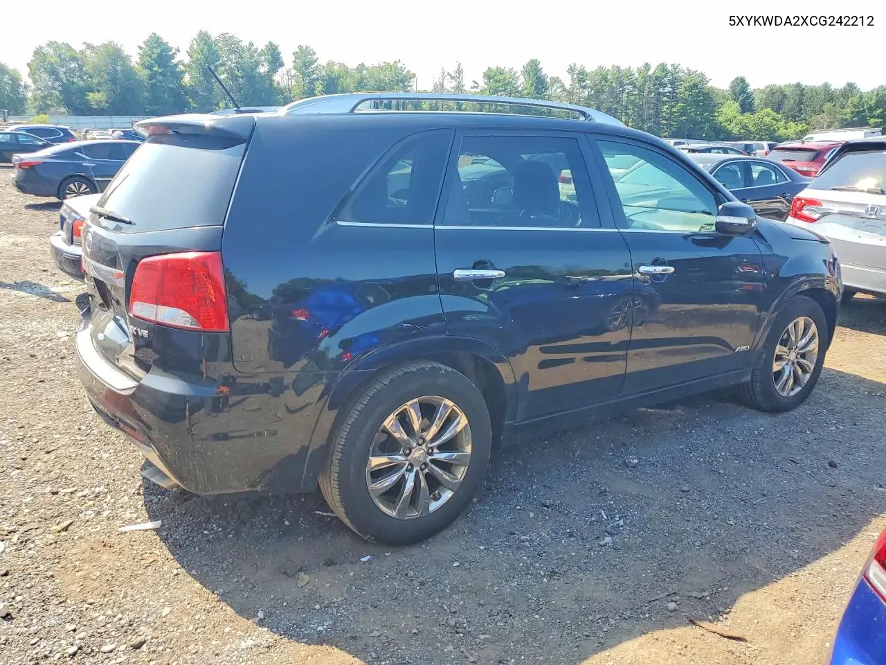 2012 Kia Sorento Sx VIN: 5XYKWDA2XCG242212 Lot: 60945716