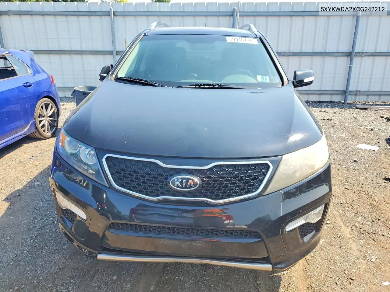 2012 Kia Sorento Sx VIN: 5XYKWDA2XCG242212 Lot: 60945716