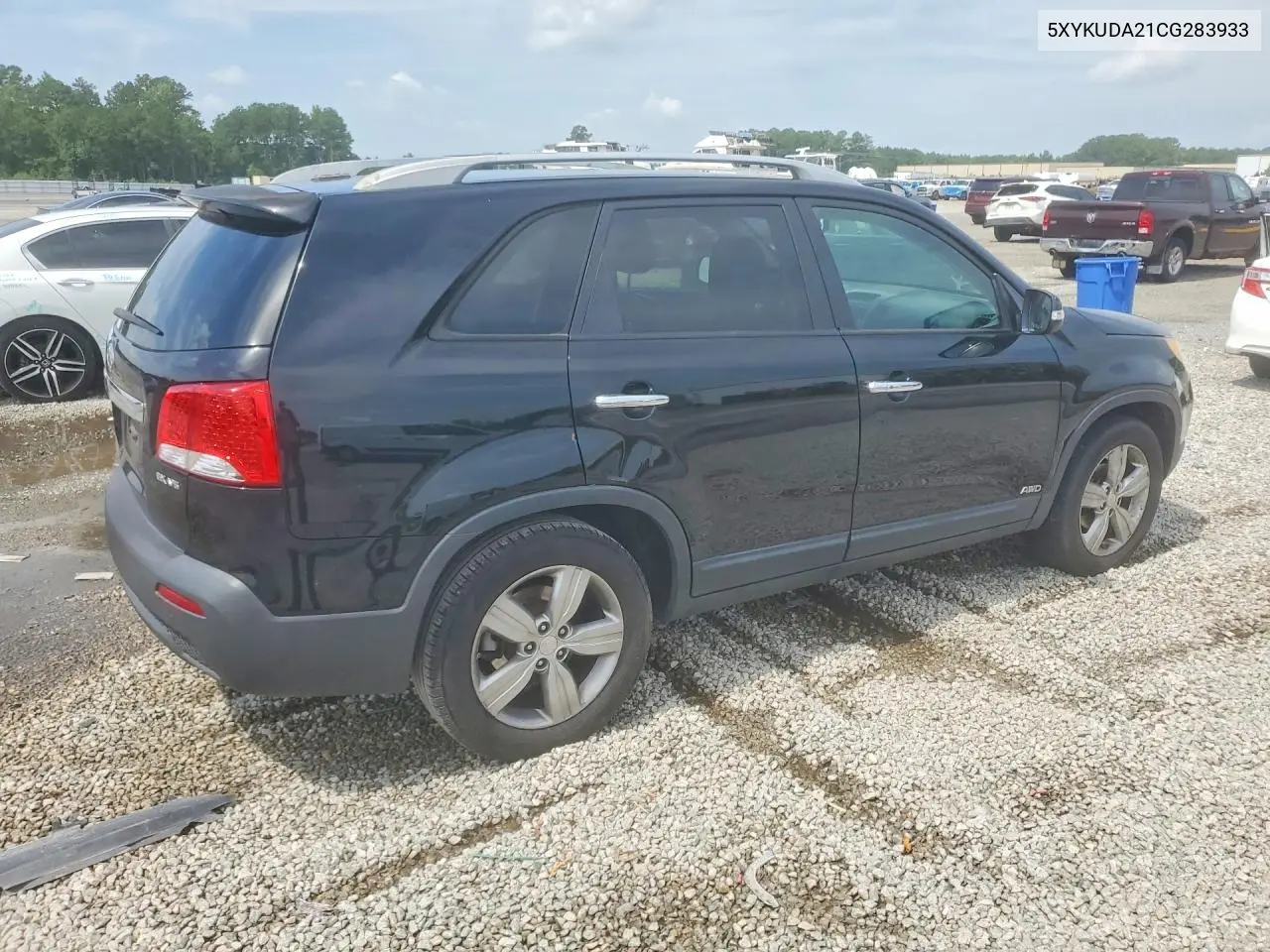 2012 Kia Sorento Ex VIN: 5XYKUDA21CG283933 Lot: 61110046